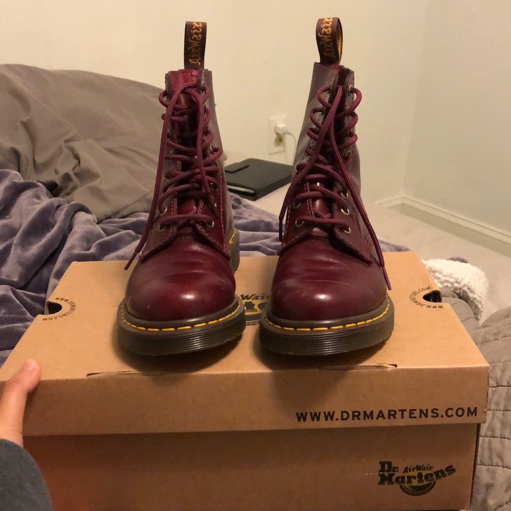 Burgundy Dr. Martens